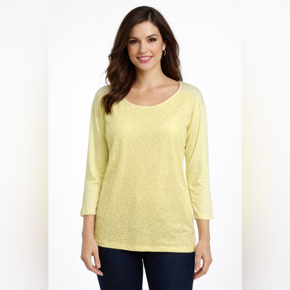 Antonio Melani sequined blouse yellow Size S